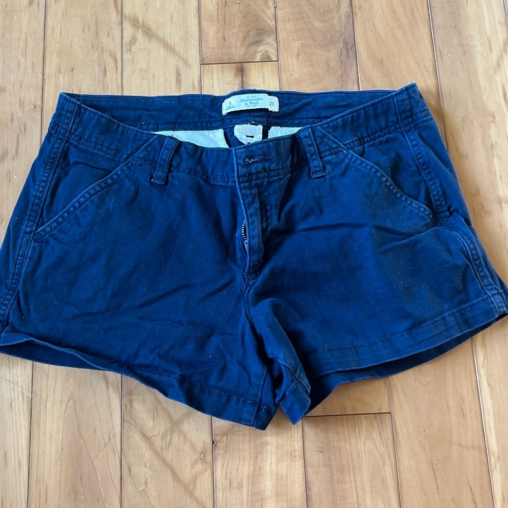 Abercrombie Navy Blue Shorts